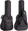 CAHAYA: Bolsa para guitarra acústica, gruesa, acolchada impermeable,  multibolsillos, 40-41", color Negro (CY0181)