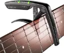Jowoom - Grabtune - Capo-Turner de guitarra acústica, 2 en 1, Sistema de afinación preciso, pantalla Led de iluminación de borde a todo color